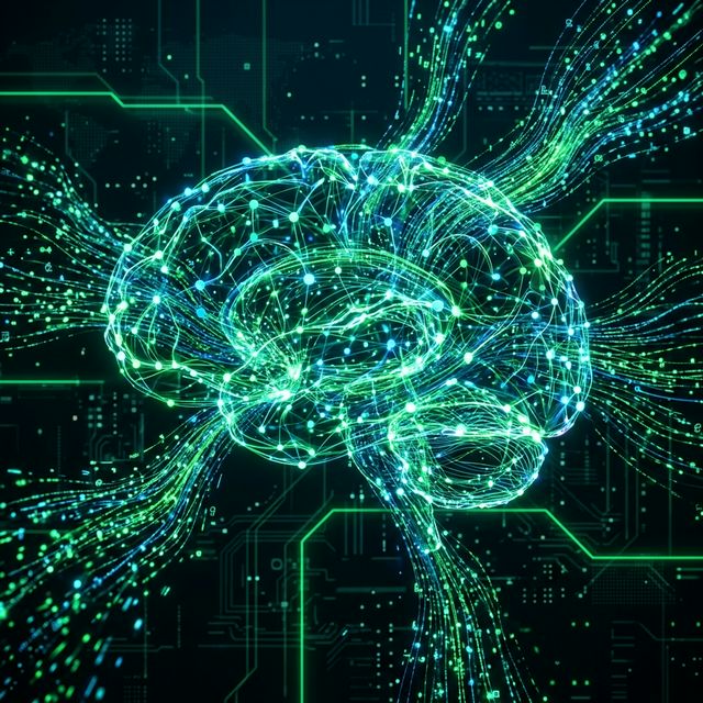 AI neural network visualization