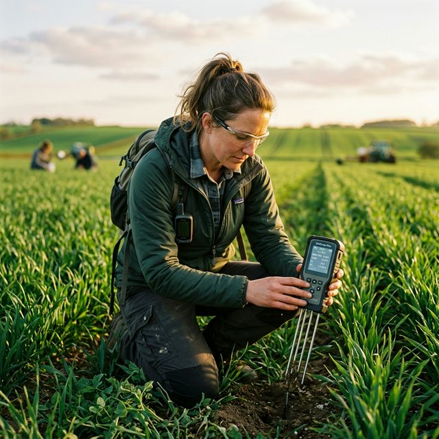 Field soil sensor measurement